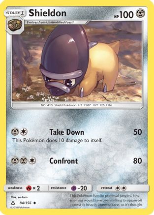 Shieldon 84/156 - SM  Ultra Prism Reverse Holofoil - Poke-Collect