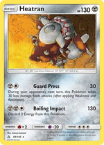 Heatran 88/156 - SM  Ultra Prism Holofoil - Poke-Collect
