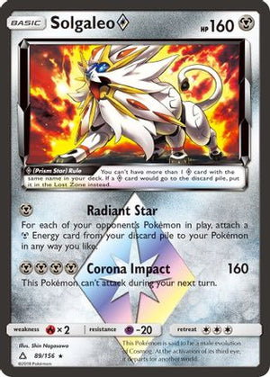 Solgaleo ◇ 89/156 - Ultra Prism Holofoil - Poke-Collect