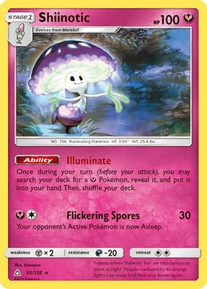 Shiinotic 93/156 - Ultra Prism Reverse Holofoil - Poke-Collect