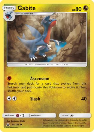Gabite 98/156 - SM  Ultra Prism - Poke-Collect