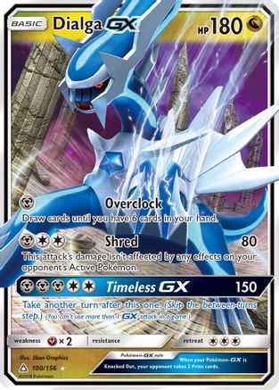 Dialga GX 100/156 - SM  Ultra Prism Holofoil - Poke-Collect