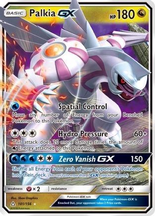 Palkia-GX 101/156 - Ultra Prism Holofoil - Poke-Collect