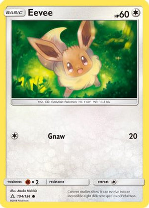 Eevee 104/156 - Ultra Prism Reverse Holofoil - Poke-Collect