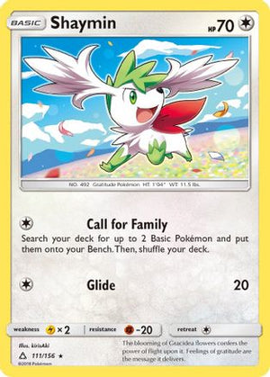 Shaymin 111/156 - Ultra Prism - Poke-Collect