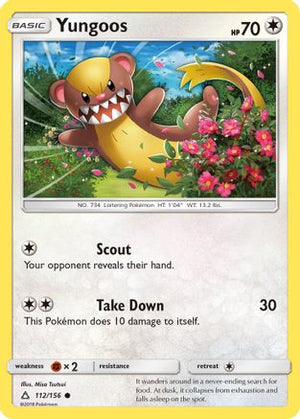 Yungoos 112/156 - Ultra Prism Reverse Holofoil - Poke-Collect