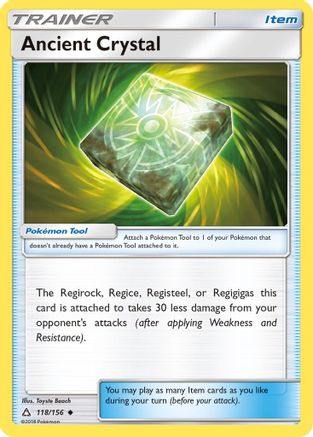 Ancient Crystal 118/156 - SM  Ultra Prism Reverse Holofoil - Poke-Collect