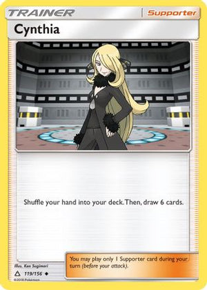 Cynthia 119/156 - Ultra Prism Reverse Holofoil - Poke-Collect