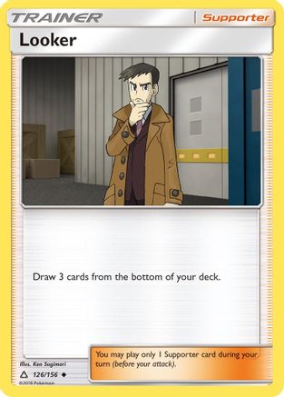 Looker 126/156 - SM  Ultra Prism Reverse Holofoil - Poke-Collect