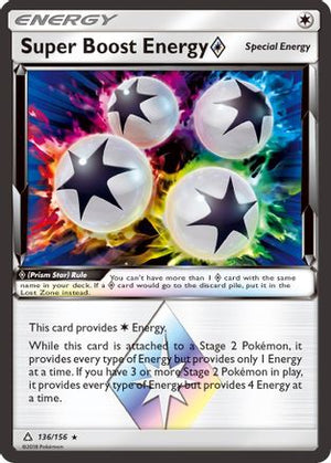 Super Boost Energy ◇ 136/156 - Ultra Prism Holofoil - Poke-Collect