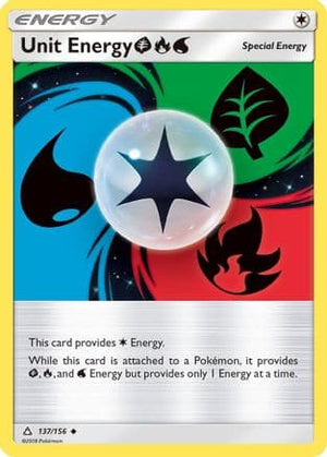 Unit Energy GrassFireWater 137/156 - Ultra Prism Reverse Holofoil