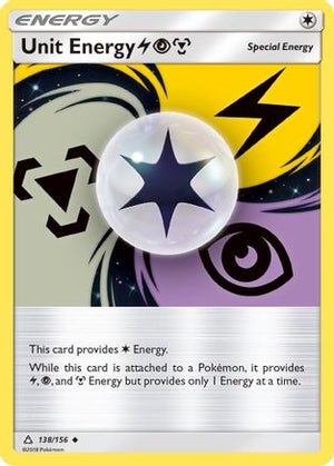Unit Energy LightningPsychicMetal 138/156 - Ultra Prism Reverse Holofoil - Poke-Collect