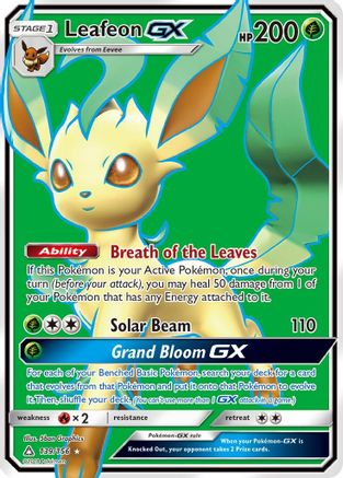 Leafeon-GX 139/156 - Ultra Prism Holofoil - Poke-Collect