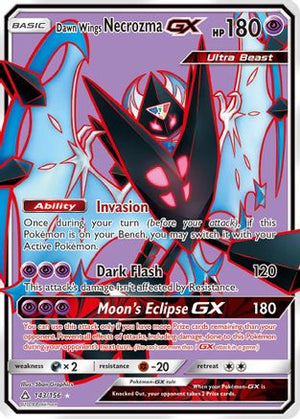 Dawn Wings Necrozma-GX 143/156 - Ultra Prism Holofoil