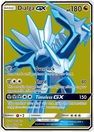 Dialga GX (Full Art) 146/156 - SM  Ultra Prism Holofoil - Poke-Collect