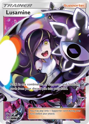Lusamine (Full Art) 153/156 - SM  Ultra Prism Holofoil - Poke-Collect