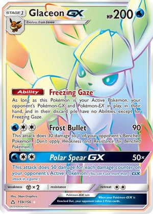 Glaceon-GX 159/156 - Ultra Prism Holofoil - Poke-Collect