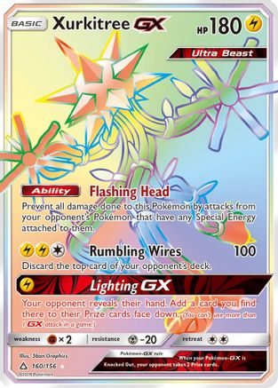 Xurkitree-GX 160/156 - Ultra Prism Holofoil - Poke-Collect