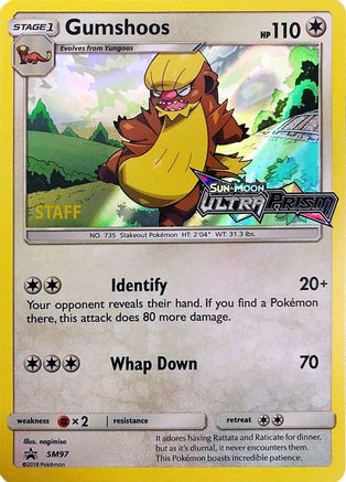 Gumshoos - SM97 (Prerelease) [Staff] SM97 - SM Promos Holofoil - Poke-Collect