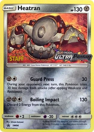 Heatran - SM96 (Prerelease) [Staff] SM96 - SM Promos Holofoil - Poke-Collect