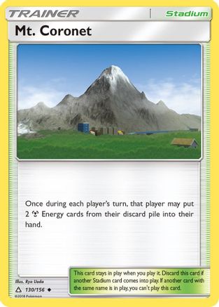 Mt. Coronet 130/156 - Ultra Prism Reverse Holofoil - Poke-Collect
