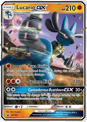 Lucario-GX SM100/248 - SM Black Star Promos Holofoil - Poke-Collect