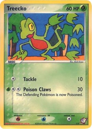Treecko - 1/5 1 - Kids WB Promos - Poke-Collect
