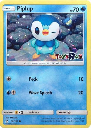 Piplup - 32/156 (Toys R Us) 32 - Miscellaneous Cards & Products Holofoil - Poke-Collect