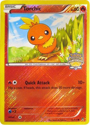 Torchic - 12/111 (City Championships) [Staff] 12 - League & Championship Cards Reverse Holofoil - Poke-Collect