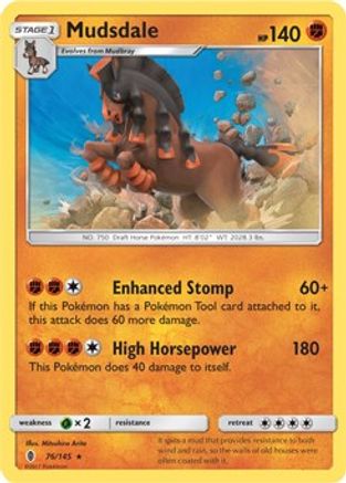 Mudsdale - 76/145 (Prerelease Kit Exclusive) 76 - Deck Exclusives - Poke-Collect