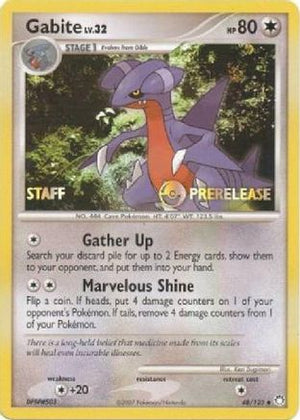 Gabite - 48/124 (Prerelease) [Staff] 48 - Diamond and Pearl Promos - Poke-Collect