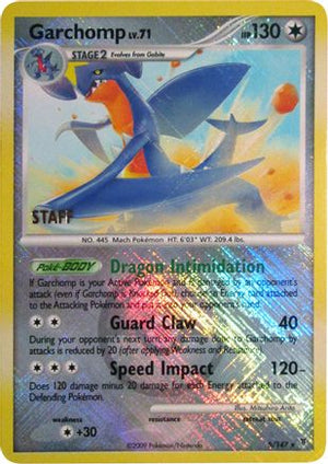 Garchomp - 5/147 (Championship Promo) [Staff] 5 - League & Championship Cards Reverse Holofoil - Poke-Collect