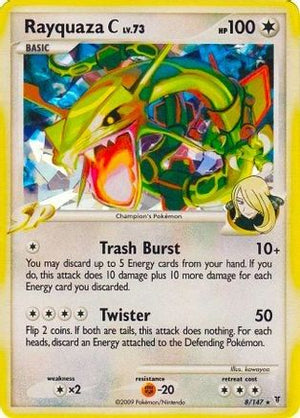Rayquaza C - 8/147 (Cracked Ice) 8 - Miscellaneous Cards & Products Holofoil - Poke-Collect