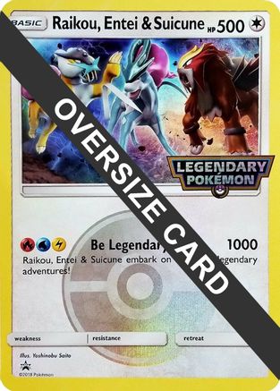 Raikou, Entei & Suicune - Jumbo Cards Holofoil - Poke-Collect