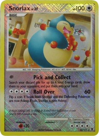 Snorlax - 33/111 (League Promo) 33 - League & Championship Cards Reverse Holofoil - Poke-Collect