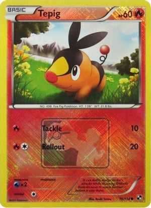 Tepig - 15/114 (League Promo) 15 - League & Championship Cards Reverse Holofoil - Poke-Collect
