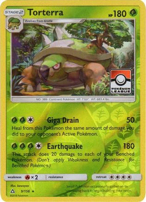 Torterra - 9/156 (Pokemon League) 9 - League & Championship Cards Reverse Holofoil - Poke-Collect