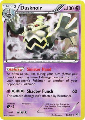 Dusknoir - 63/149 (Cosmos Holo) 63 - Blister Exclusives Holofoil - Poke-Collect