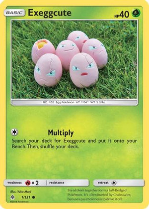 Exeggcute 1/131 - Forbidden Light Reverse Holofoil - Poke-Collect