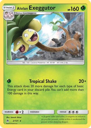 Alolan Exeggutor 2/131 - SM  Forbidden Light
