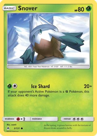 Snover 3/131 - Forbidden Light - Poke-Collect