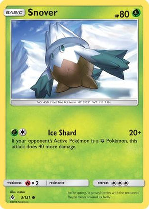 Snover 3/131 - Forbidden Light Reverse Holofoil - Poke-Collect