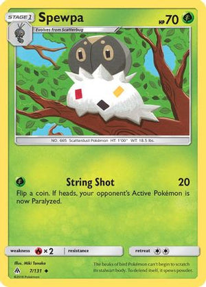 Spewpa 7/131 - Forbidden Light Reverse Holofoil - Poke-Collect
