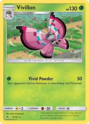 Vivillon 8/131 - Forbidden Light - Poke-Collect