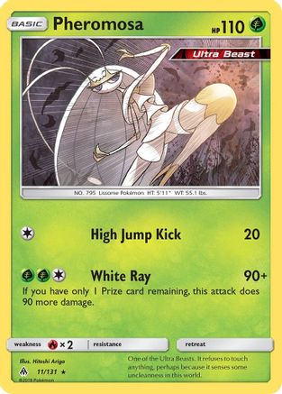 Pheromosa 11/131 - SM  Forbidden Light Holofoil - Poke-Collect