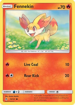 Fennekin (15) 15/131 - SM  Forbidden Light - Poke-Collect
