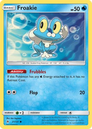 Froakie (21) 21/131 - SM  Forbidden Light - Poke-Collect