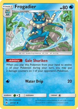 Frogadier 23/131 - SM  Forbidden Light Reverse Holofoil - Poke-Collect