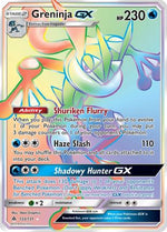 Greninja GX (Secret) 133/131 - SM  Forbidden Light Holofoil - Poke-Collect
