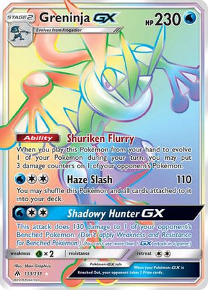 Greninja GX (Secret) 133/131 - SM  Forbidden Light Holofoil - Poke-Collect